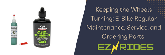 Keeping the Wheels Turning: E-Bike Regular Maintenance, Service, and Ordering Parts