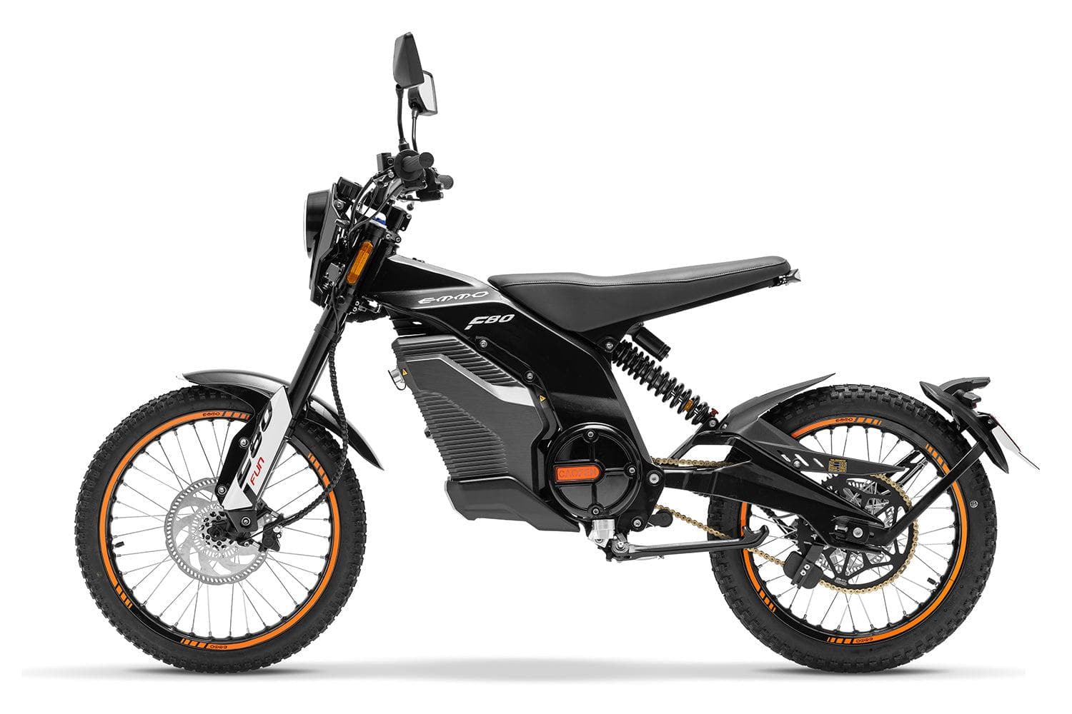 emmo ebike CROSS COUNTRY (DS-48) - 72V/48Ah Lithium / Black Caofen F80