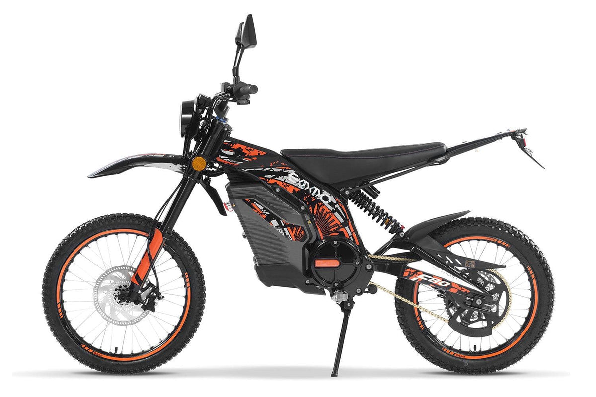 emmo ebike TRAIL (DS-30) - 72V/30Ah Lithium / Black/Orange Caofen F80