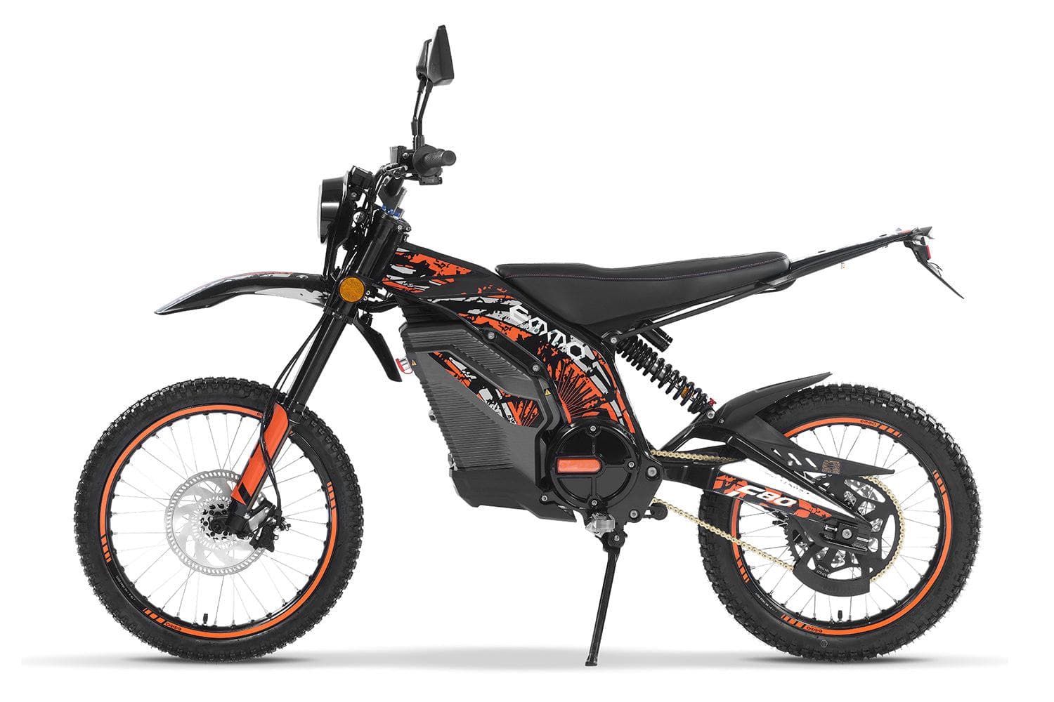 emmo ebike TRAIL (DS-30) - 72V/30Ah Lithium / Black/Orange Caofen F80