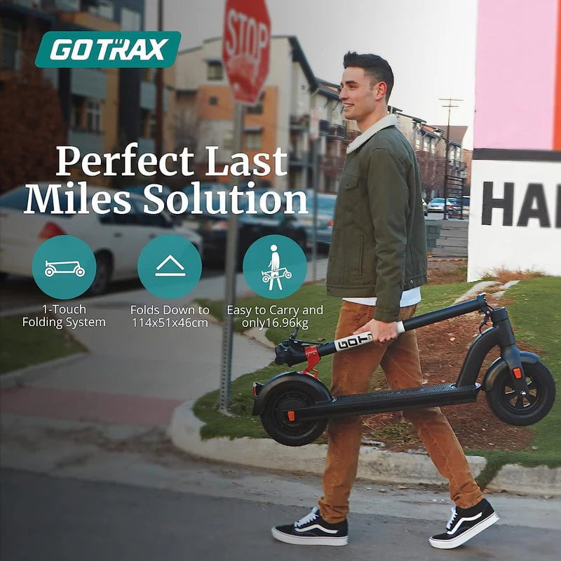 Gotrax E-Scooter Gotrax G4 Long Range Folding Electric Scooter 10" 32KPH | 40KM Range