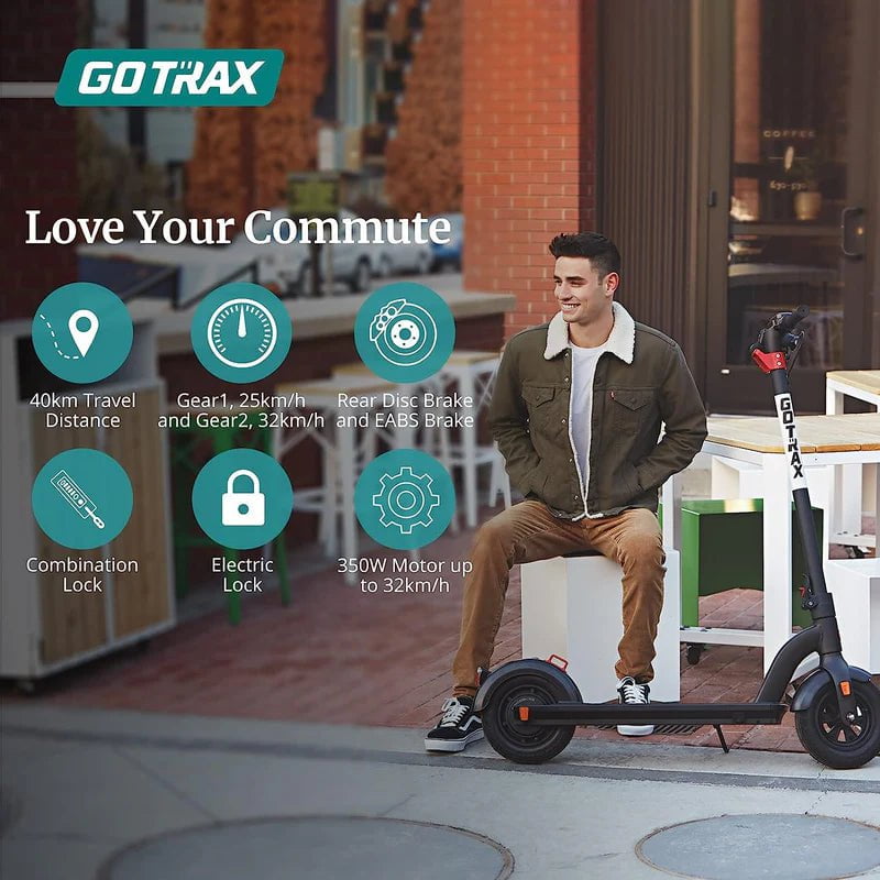 Gotrax E-Scooter Gotrax G4 Long Range Folding Electric Scooter 10" 32KPH | 40KM Range