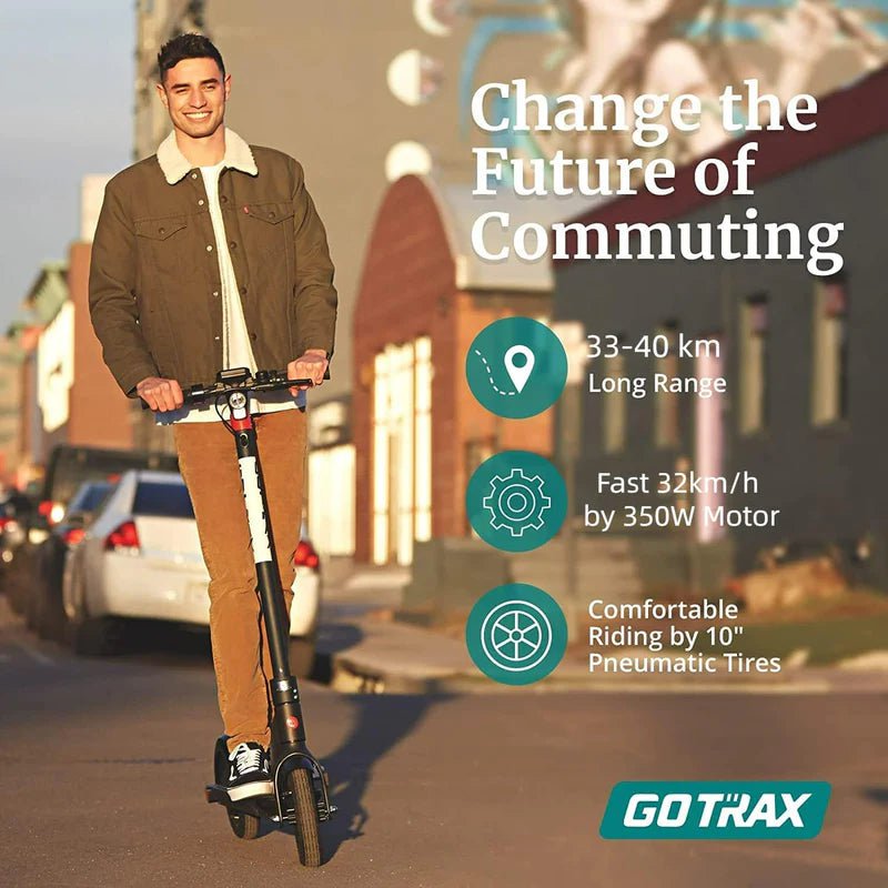 Gotrax E-Scooter Gotrax G4 Long Range Folding Electric Scooter 10" 32KPH | 40KM Range