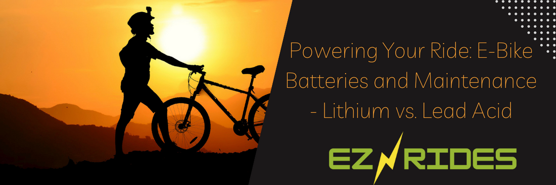 Powering Your Ride: E-Bike Batteries and Maintenance - Lithium vs. Lead Acid
