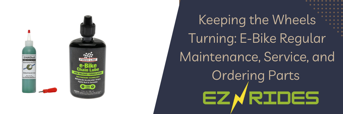 Keeping the Wheels Turning: E-Bike Regular Maintenance, Service, and Ordering Parts