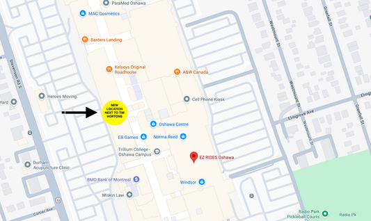 We're Moving (Just Down the Hall!) — EZ Rides Oshawa's New Home at Oshawa Centre