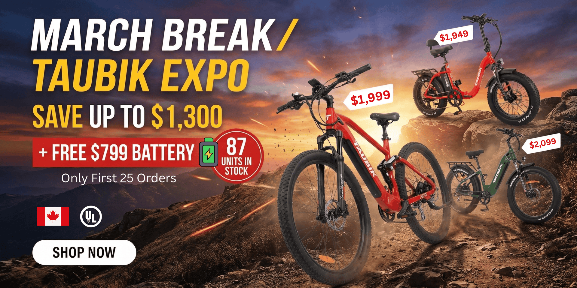 March Break Taubik Expo – Save up to $1200 on select clearance models