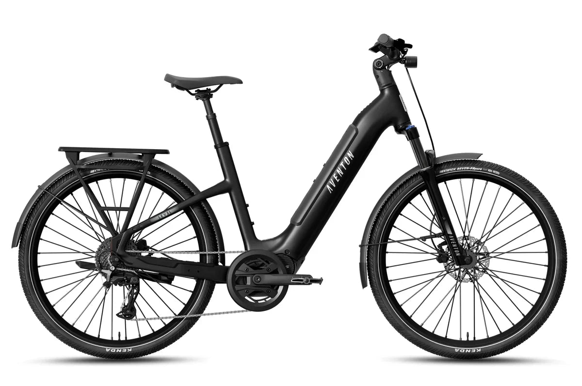 Aventon Electric Bicycle Matte Black / Regular Level 4 ADV Step-Through Ebike