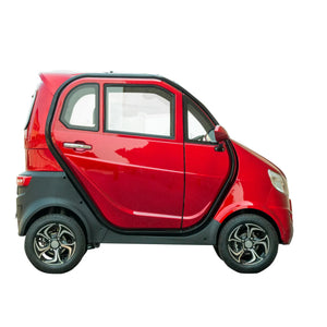 Avvenire Enclosed Mobility Scooter Red FreedomCab Deluxe