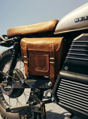 Beachman Parts Leather Saddle Bag