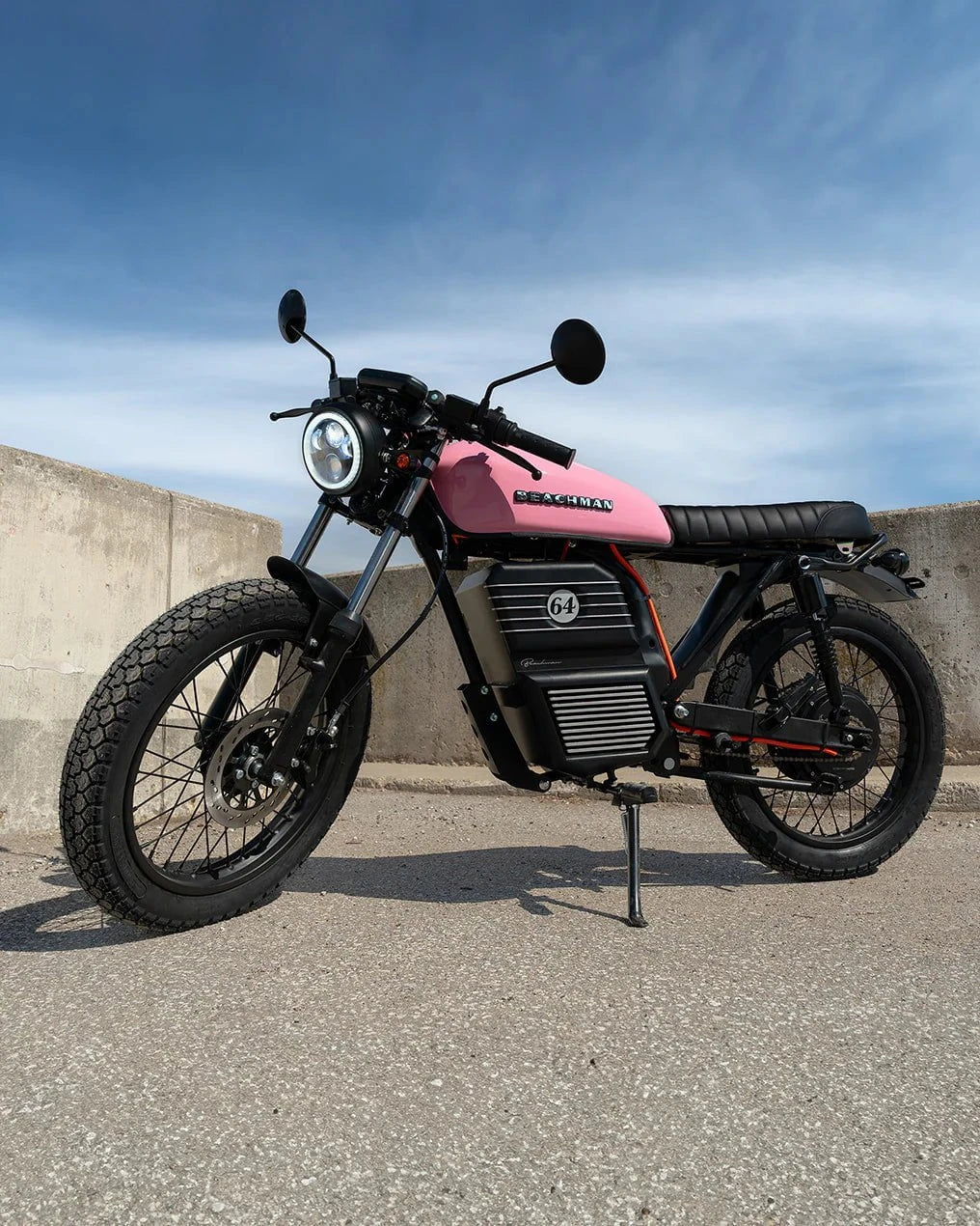 Beachman Sport Bike Pink / Brown / 40 AH | 2.8 Kwh '64 Beachman