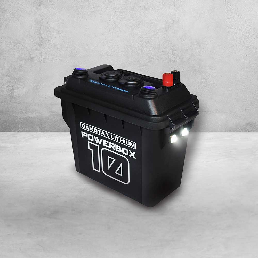 Dakota Lithium Battery POWERBOX 10, 12V 10AH BATTERY INCLUDED
