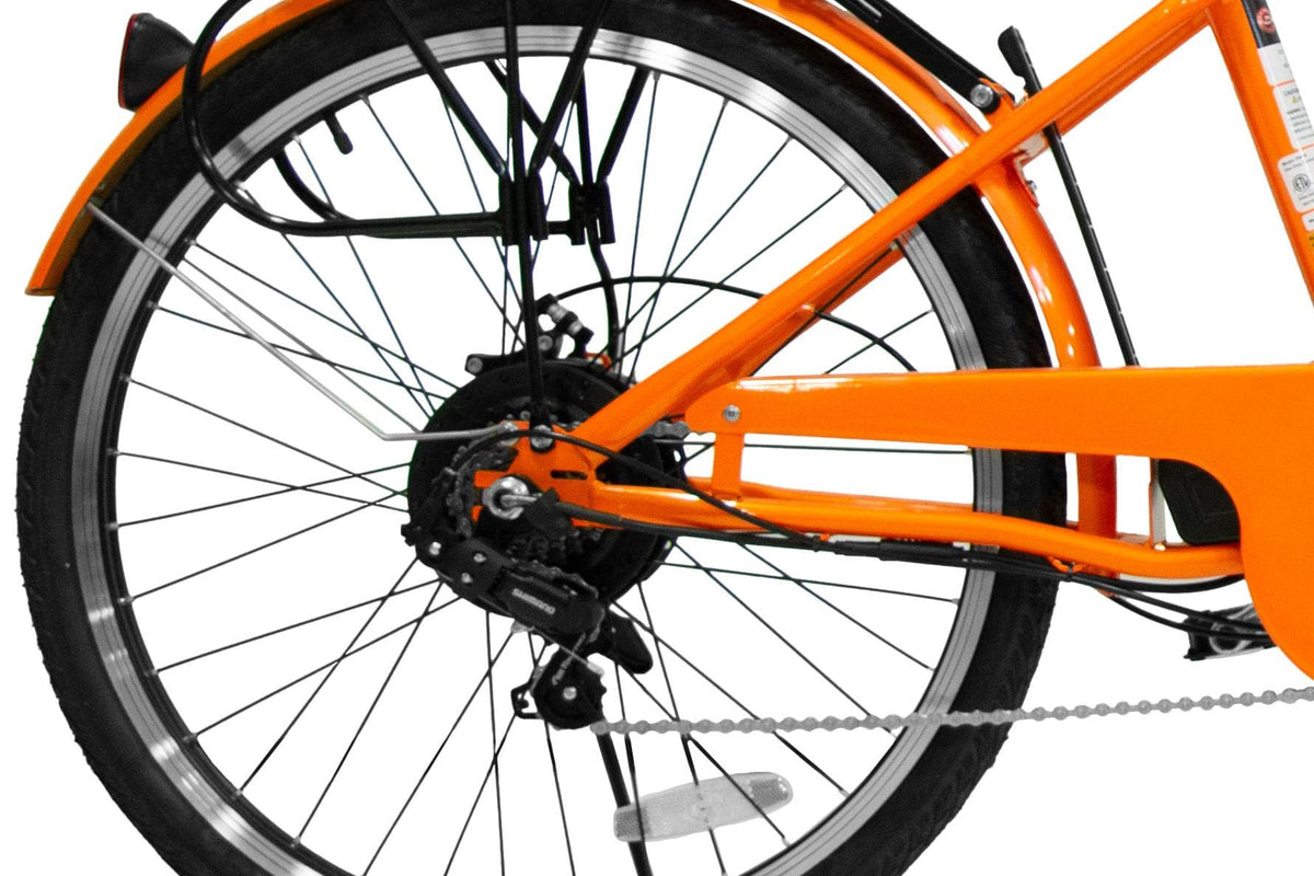 Daymak Electric Bicycle Orange Daymak Paris