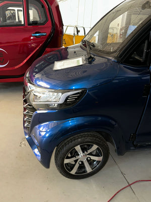 Eclipse EV Enclosed Mobility Scooter Blue Handlebar Eclipse EV Nova Plus (Demo)