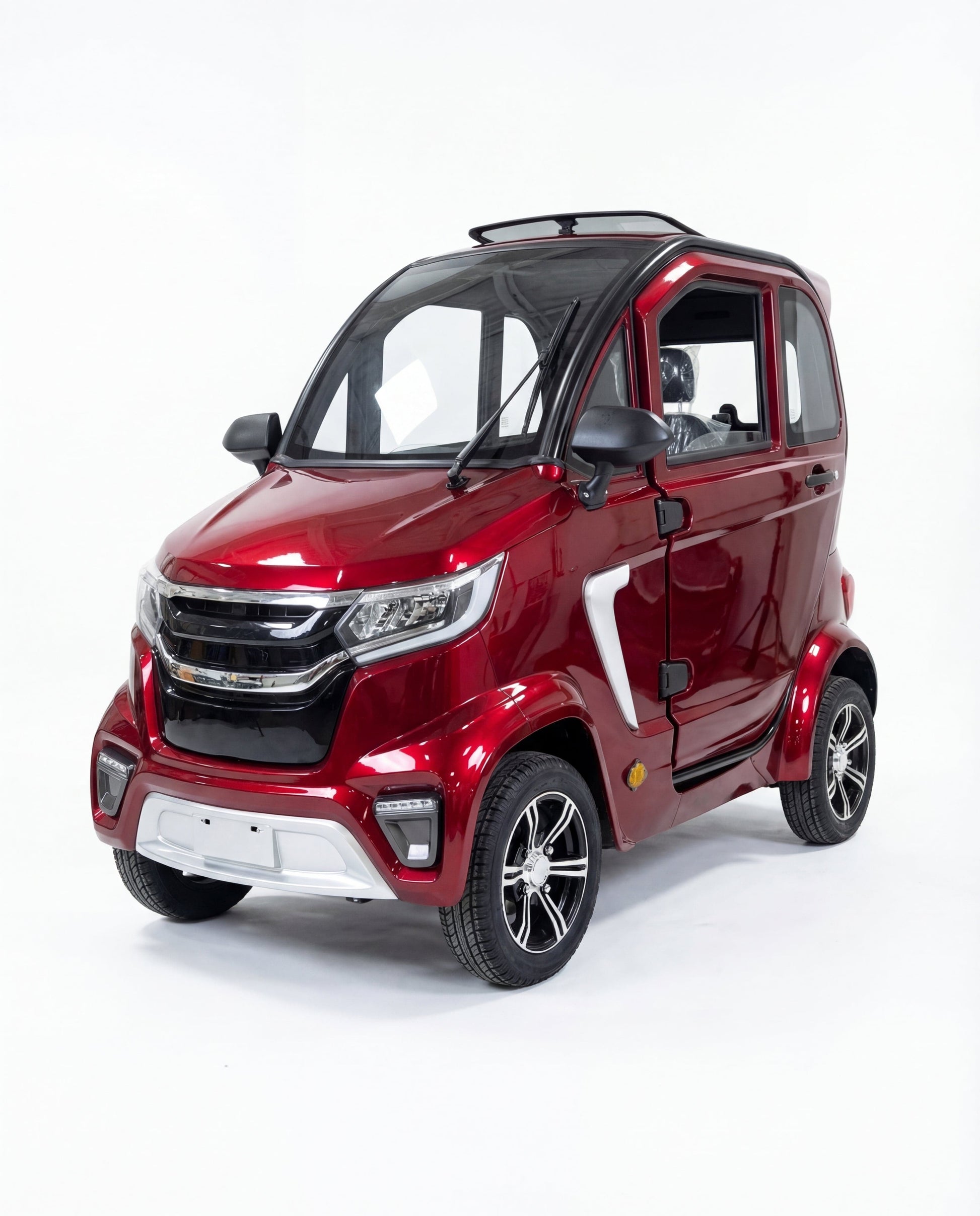 Eclipse EV Enclosed Mobility Scooter Red / Handlebar Eclipse EV Nova Lite