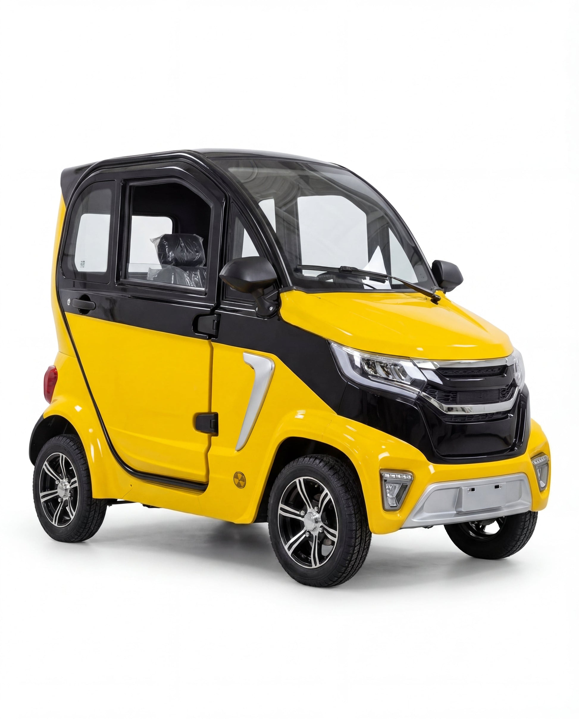 Eclipse EV Enclosed Mobility Scooter Yellow / Handlebar Eclipse EV Nova Lite