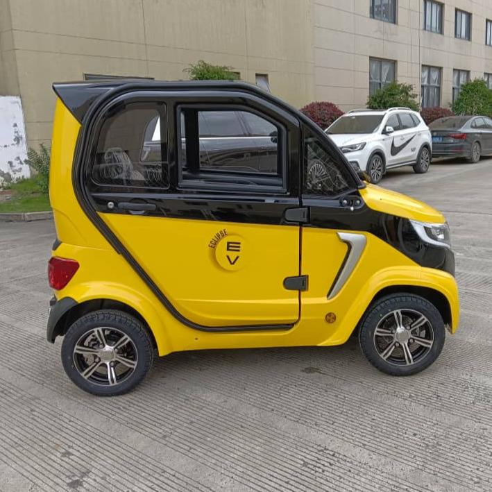 Eclipse EV Enclosed Mobility Scooter Yellow / Handlebar Nova Light Eclipse EV