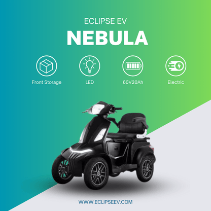 Eclipse EV Mobility Scooter Black Nebula - Eclipse EV