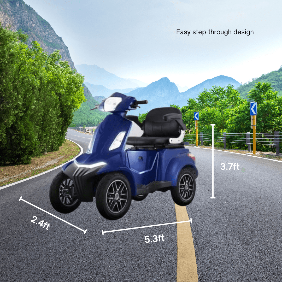 Ez Rides Auto Eclipse EV Nebula - 4 Wheel Mobility Scooter | EZ-Rides