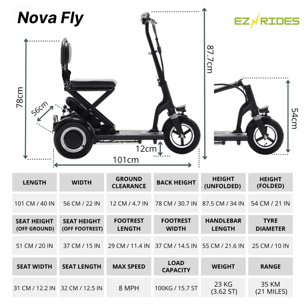 Eclipse EV Mobility Scooter Eclipse EV Nova Fly