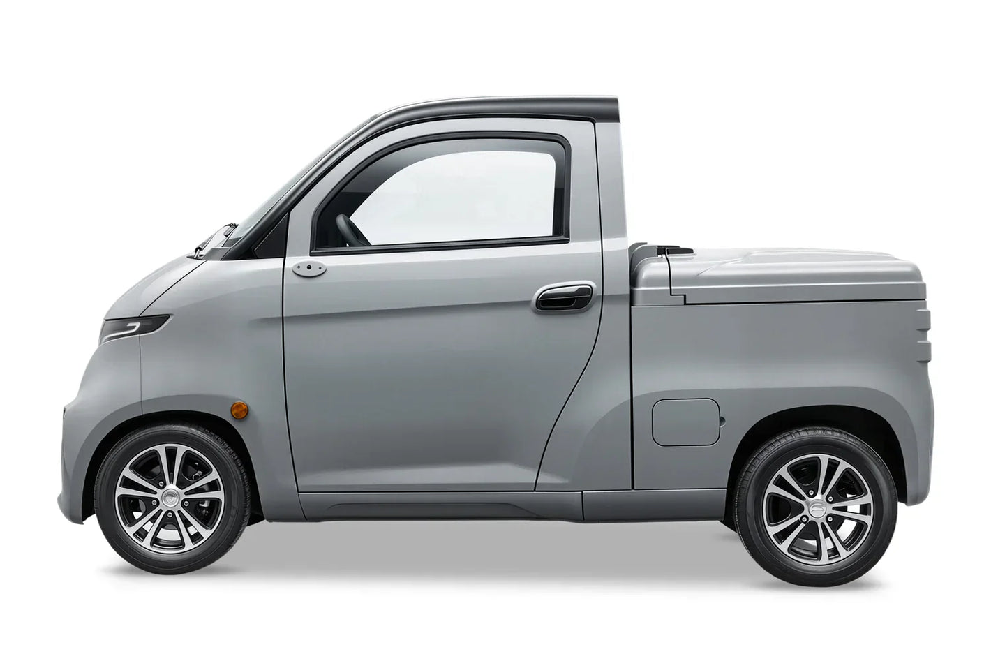 Ecolo-Cycle Enclosed Mobility Scooter Grey / With A/C / Steering Wheel ET-4 Cruise Connect P.U