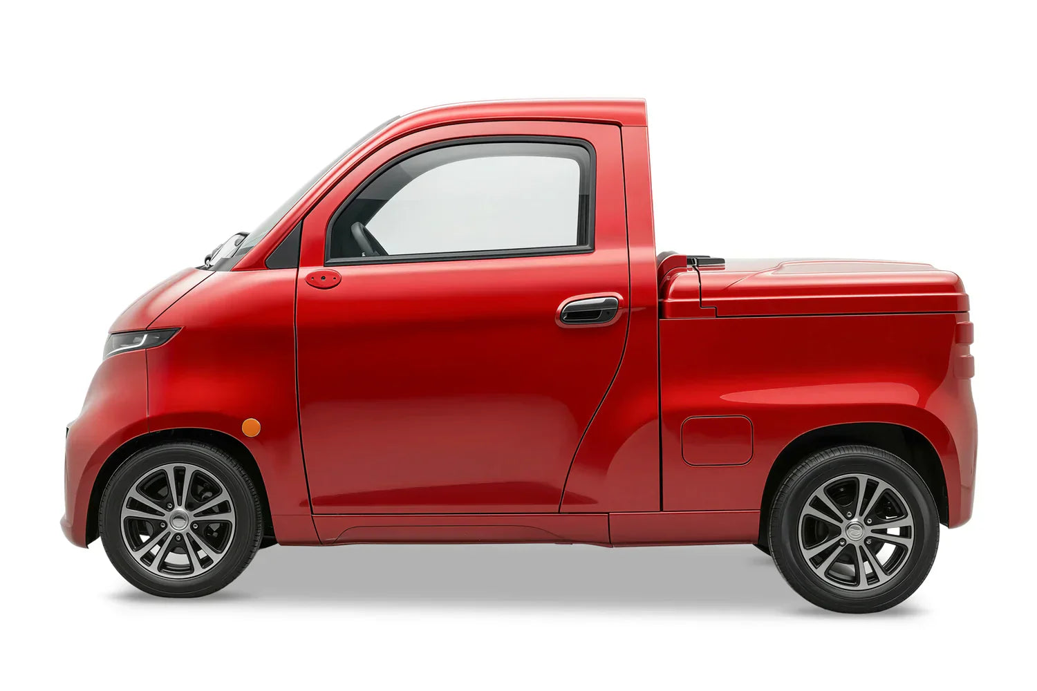 Ecolo-Cycle Enclosed Mobility Scooter Red / With A/C / Steering Wheel ET-4 Cruise Connect P.U