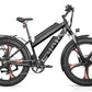 Emmo E-Bike Black / Single Battery Dual Motor Samsung Battery 48V/15 Ah (15Ah + 0Ah) E-WILD X
