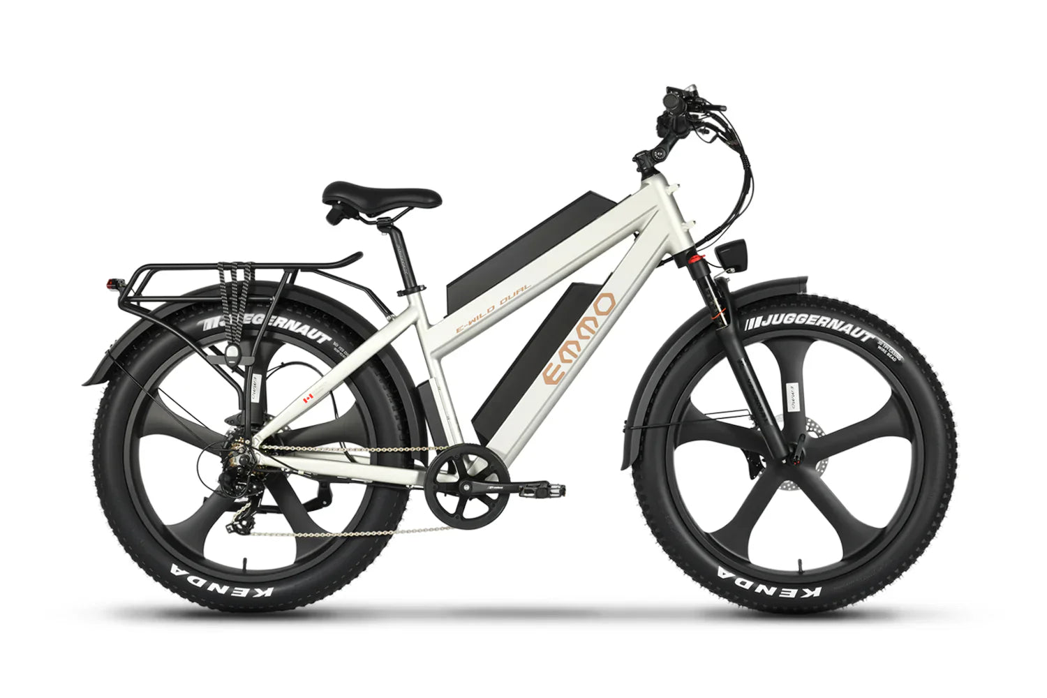 Emmo Electric Bicycle Champagne White / 48V/40.6Ah (25Ah + 15.6Ah) Emmo E-Wild Dual