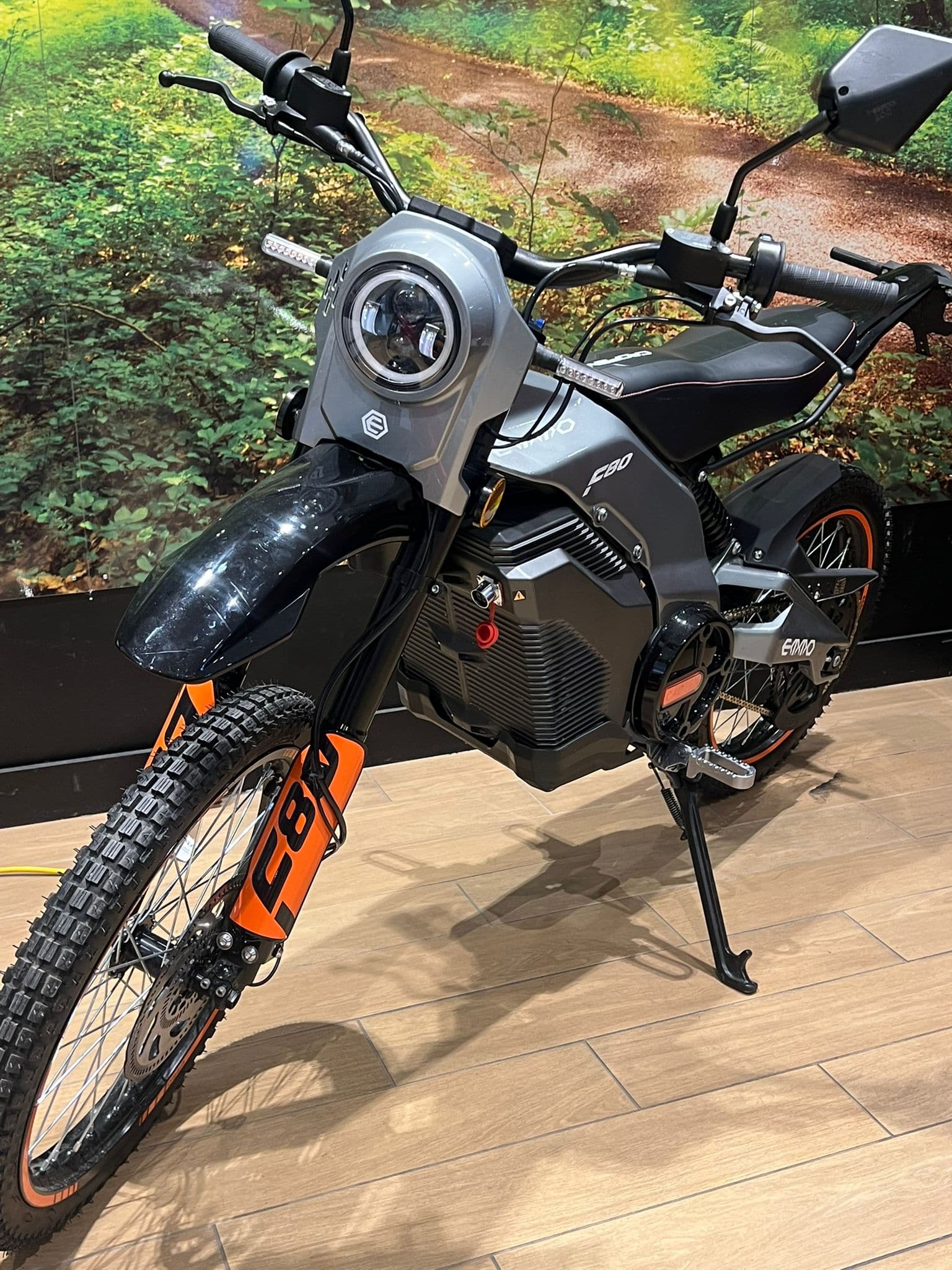Emmo Electric Dirt Bike Gray Caofen F80 DS (Demo) - 8km