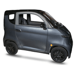 Emmo Enclosed Mobility Scooter Charcoal / Steering Wheel ET4 Cruise Connect Plus