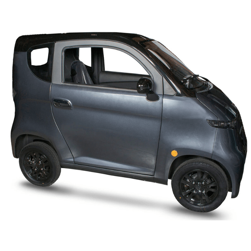 Emmo Enclosed Mobility Scooter Charcoal / Steering Wheel ET4 Cruise Connect Plus