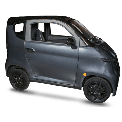 Emmo Enclosed Mobility Scooter Charcoal / Steering Wheel ET4 Cruise Connect Plus