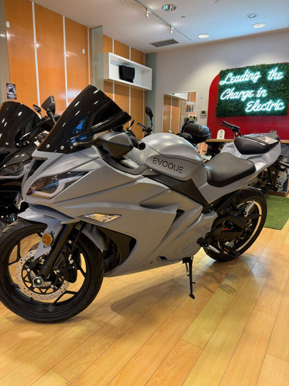 Evoque Electric Motorcycle Matte Grey Evoque Streetster R - 84V/60Ah (Demo) 2km