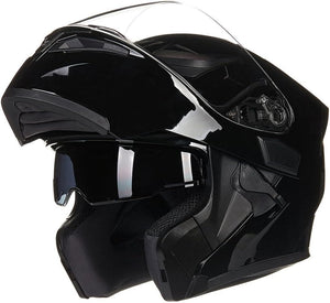EZ Rides Accessory Medium / Gloss Black Moto Helmet