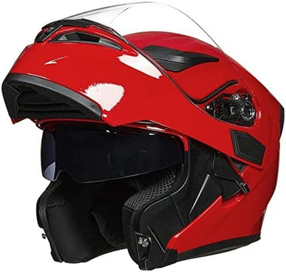 EZ Rides Accessory Small / Bright Red Moto Helmet