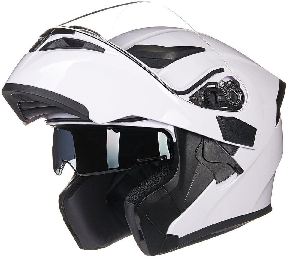Moto Helmet in White