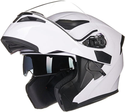 EZ Rides Accessory Small / White Moto Helmet