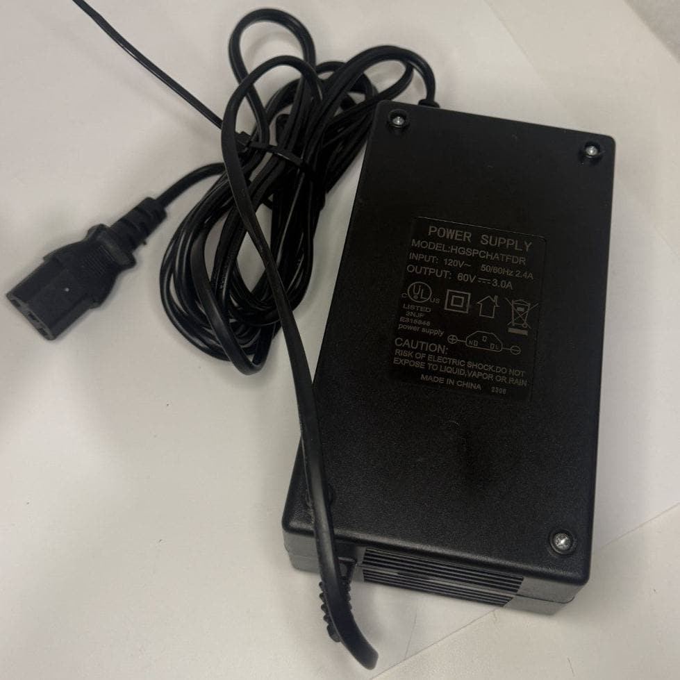 EZ Rides Charger SLA Battery Charger (60V 3A)