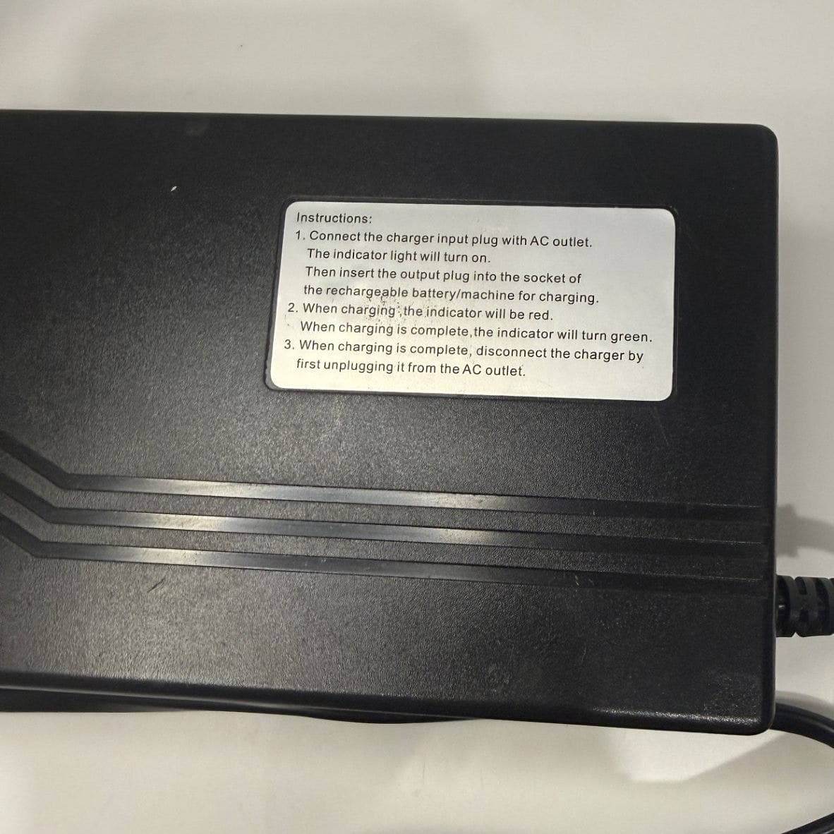 EZ Rides Charger SLA Battery Charger (60V 3A)