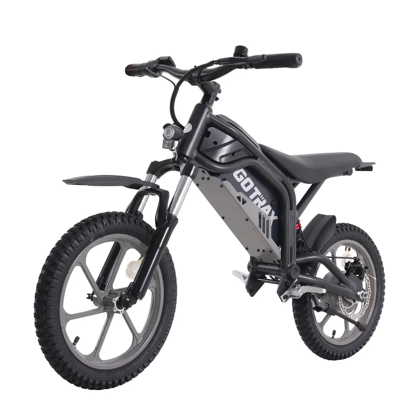 GOTRAX Electric Dirt Bike Black Fitz16 Electric Dirt Bike for Kids
