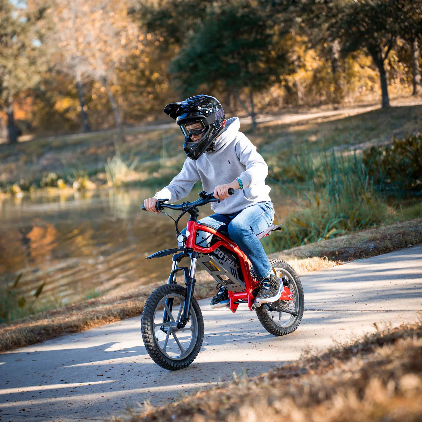 GOTRAX Electric Dirt Bike Fitz16 Electric Dirt Bike for Kids