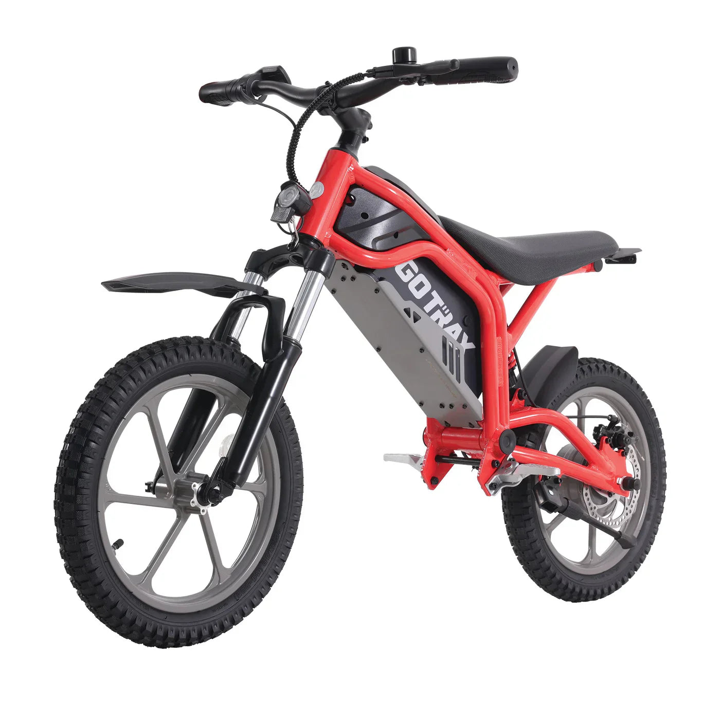 GOTRAX Electric Dirt Bike Red Fitz16 Electric Dirt Bike for Kids