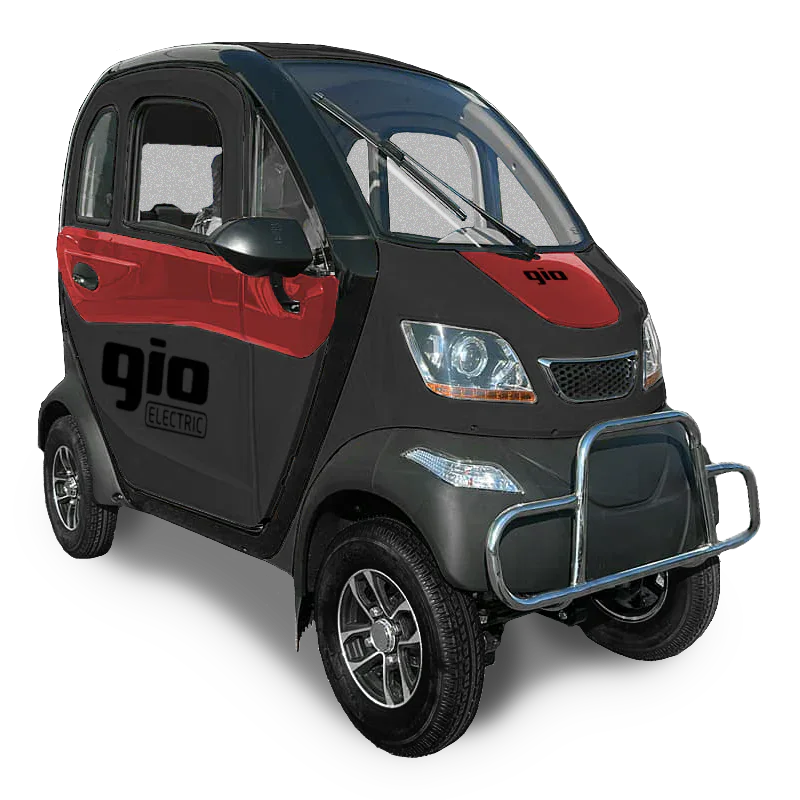 GVA Enclosed Mobility Scooter Burgundy Gio Golf Enclosed