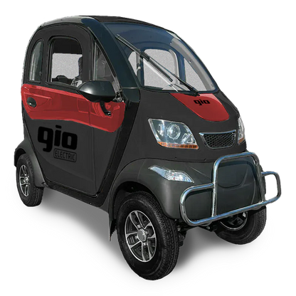 GVA Enclosed Mobility Scooter Burgundy Gio Golf Enclosed