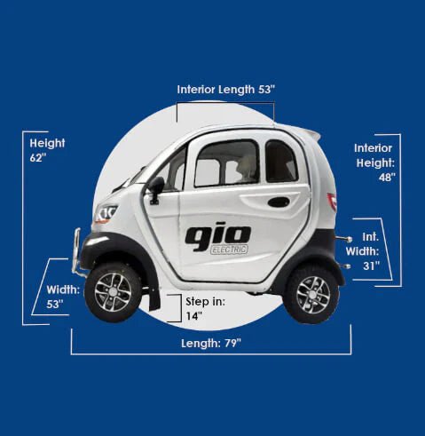 GVA Enclosed Mobility Scooter Gio Golf Enclosed 2024