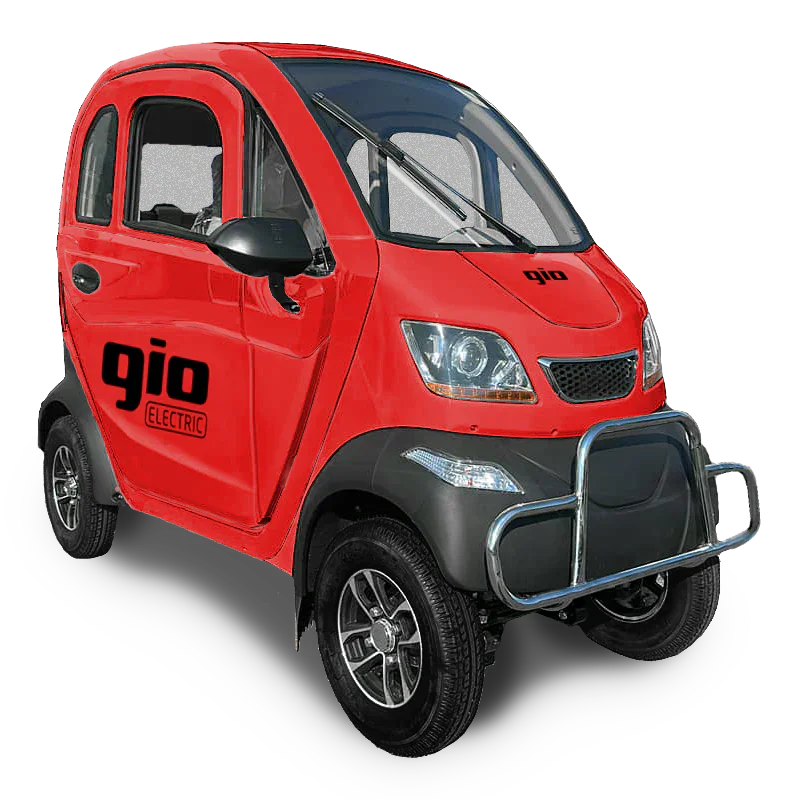 GVA Enclosed Mobility Scooter Red Gio Golf Enclosed