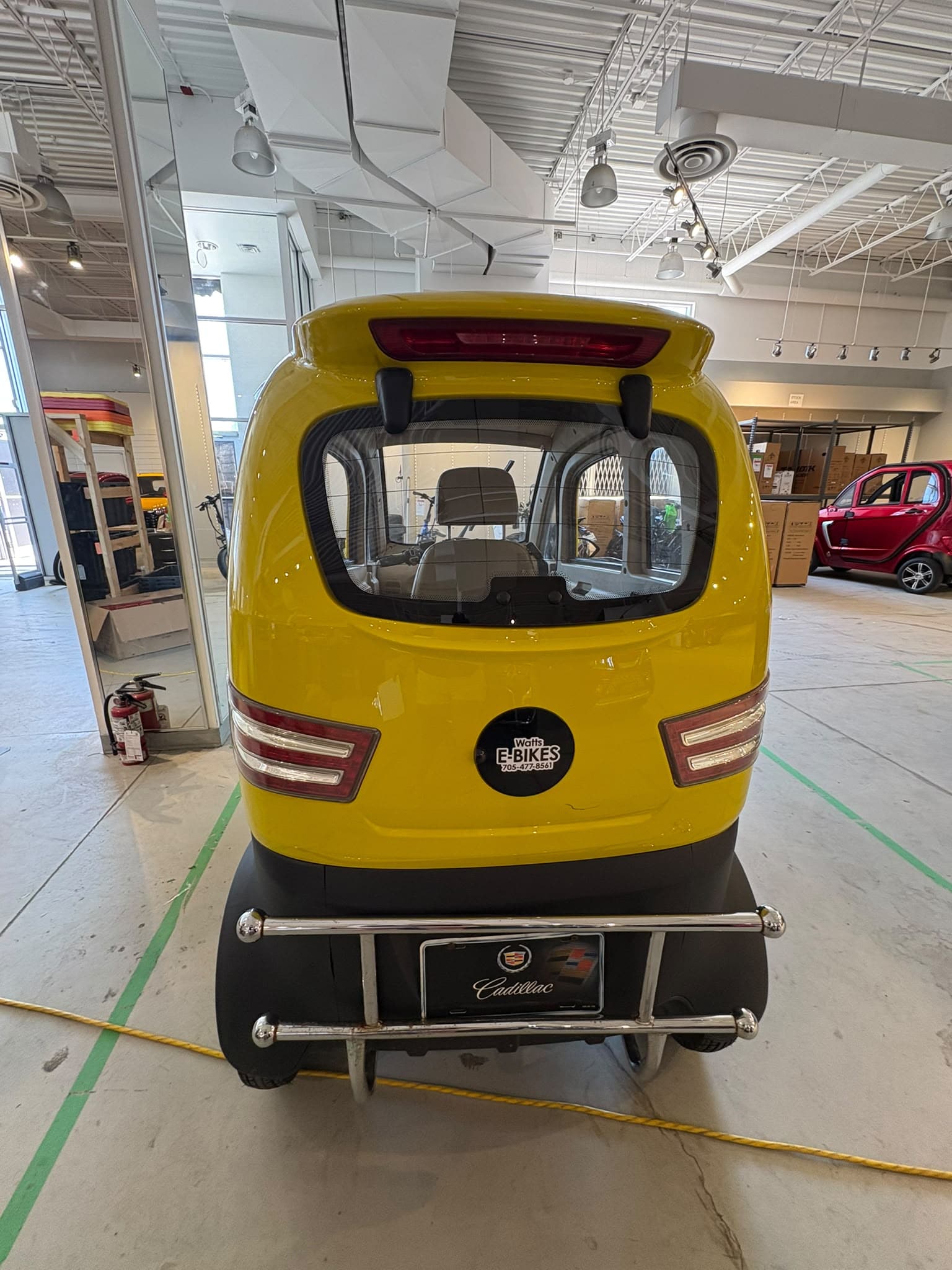 GVA Enclosed Mobility Scooter Yellow Gio Golf Enclosed (Trade In)