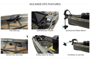 NuCanoe Canoe Motor NuCanoe Electric Propulsion System (EPS)