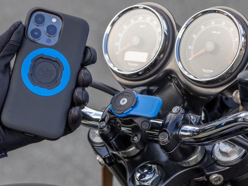 Quad Lock Accessory Motorcycle Handlebar Mount - Phone